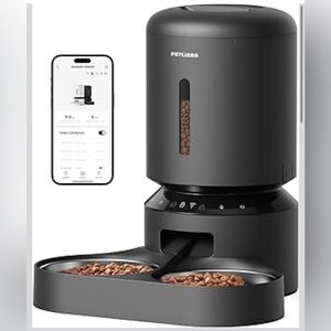 New Open Box PETLIBRO Automatic Cat Feeder for 2 Cats, 5G&2.4G WiFi Pet Feeders
